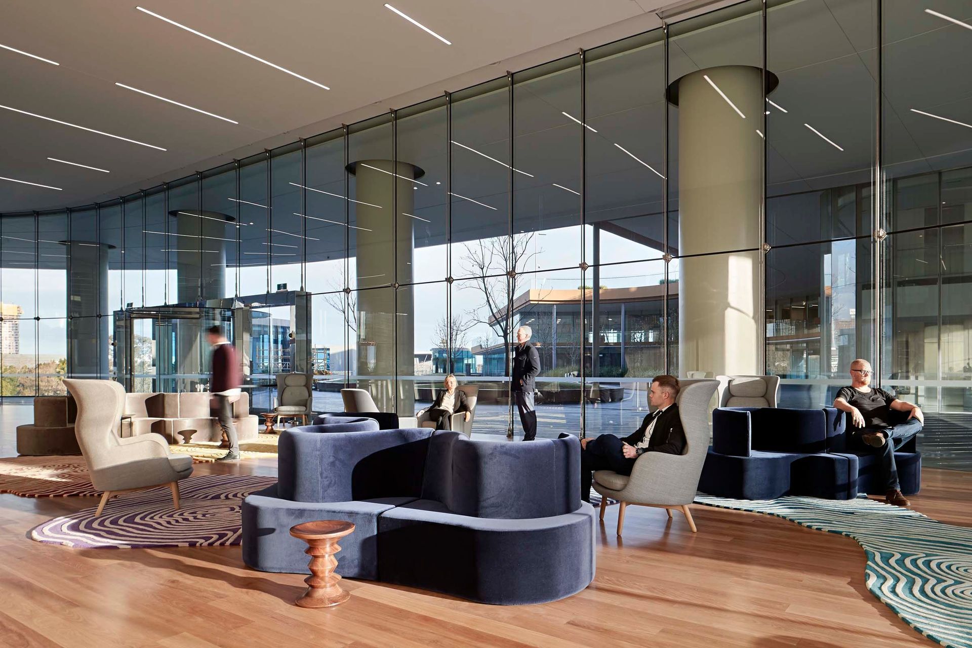 The foyer at Mia Yellagonga, Perth