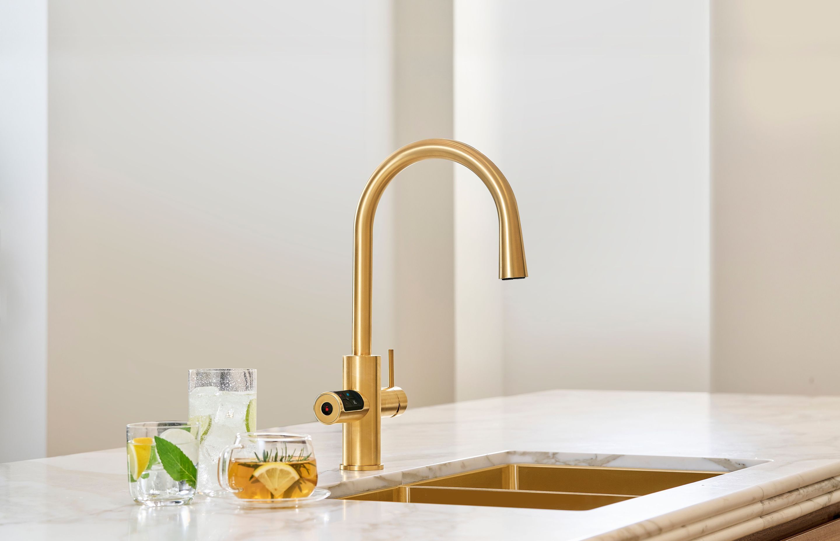 The Zip HydroTap is available in seven modern finishes, allowing homeowners to choose an options that complements their decor.