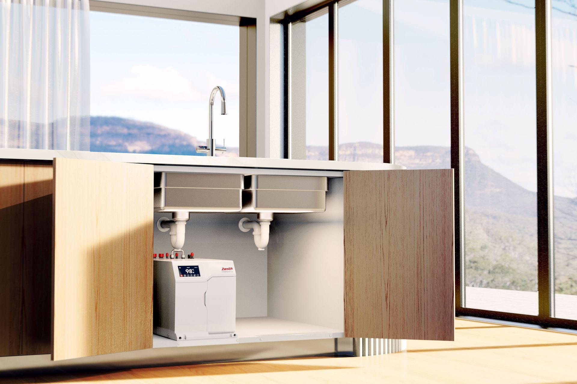 Zenith's latest HydroTap is 10% more energy efficient than older models.
