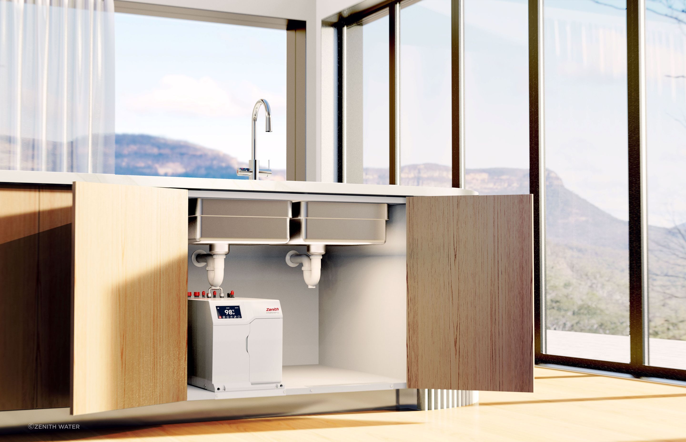 Zenith's latest HydroTap is 10% more energy efficient than older models.