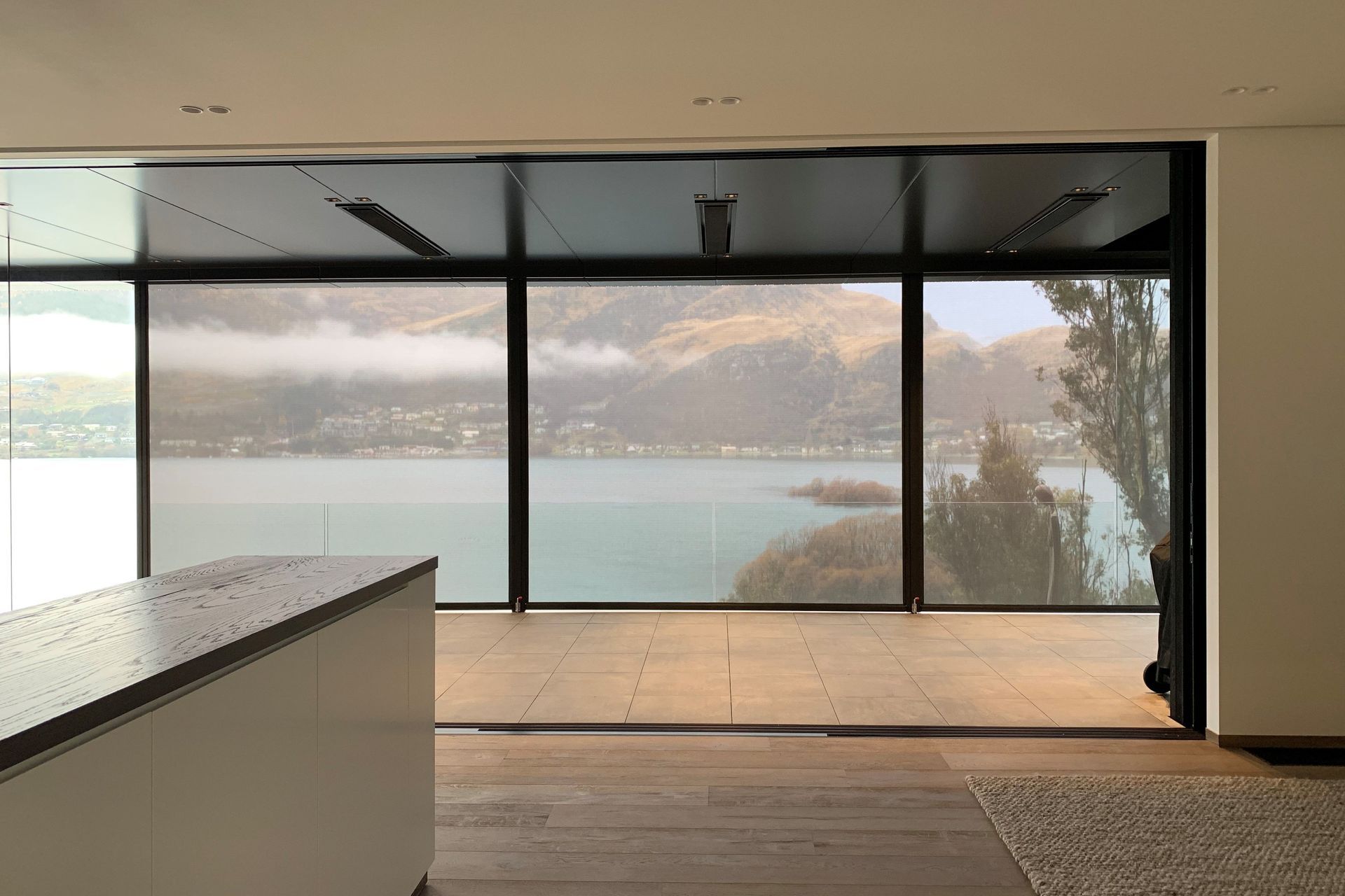 Protecting you while preserving the view - Ziptrak screens at their very best.