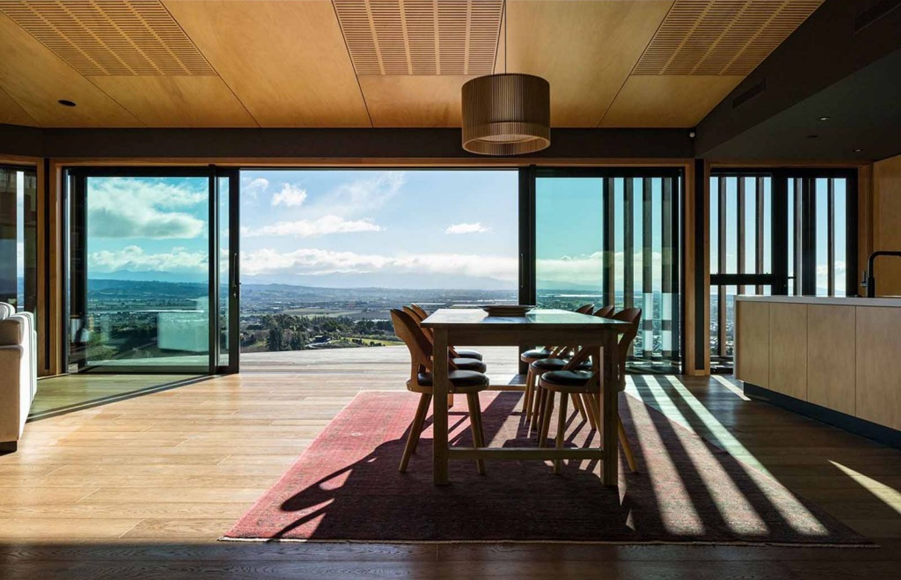 The Euroslider Bi-parting Sliding Door features in Tasman View House, winner of the 2018 NZIA Nelson/Marlborough Architecture Awards.