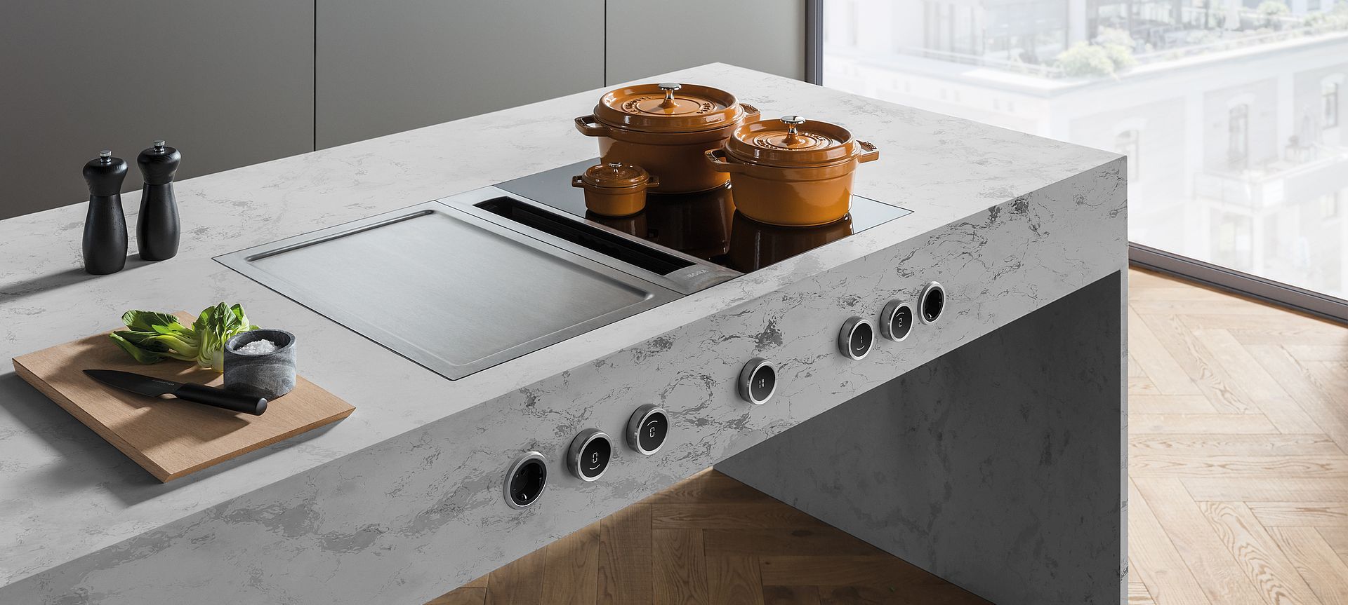 The innovative BORA Professional 3.0 system combines a contemporary, avant-garde design with high performance and ease of use.