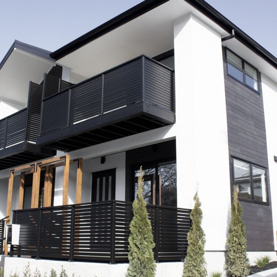 A customisable trellis-style fence balancing style and privacy