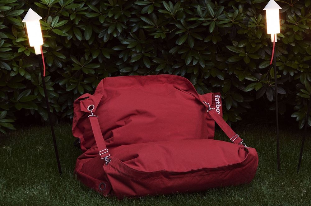 You just want to jump right into it — the Fatboy Buggle-up Outdoor Beanbag.