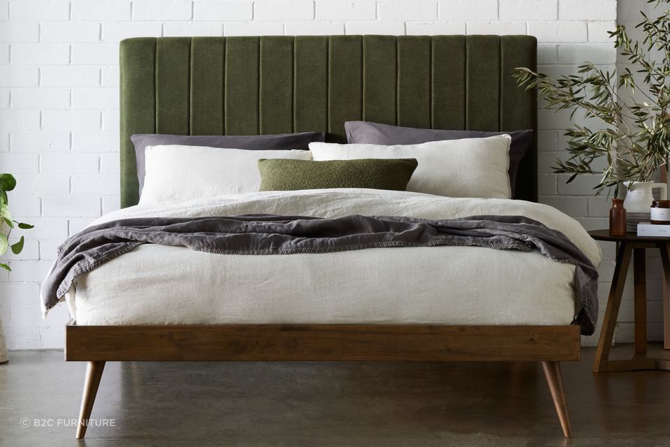 Franki 2PCE Queen Headboard and Base Bundle Walnut
By B2C Furniture