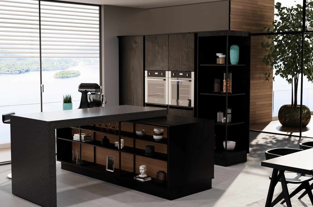 The fitting's unique translatory rotational movement turns furniture inside out.