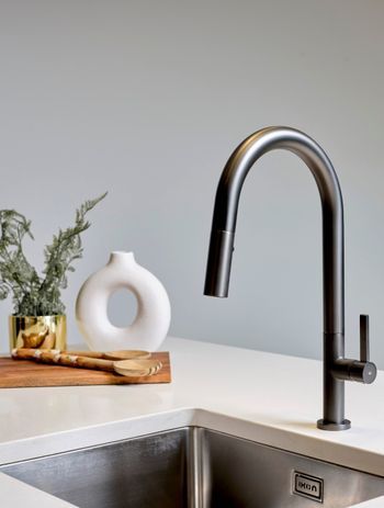 Luxe Sink Mixer in Gunmetal