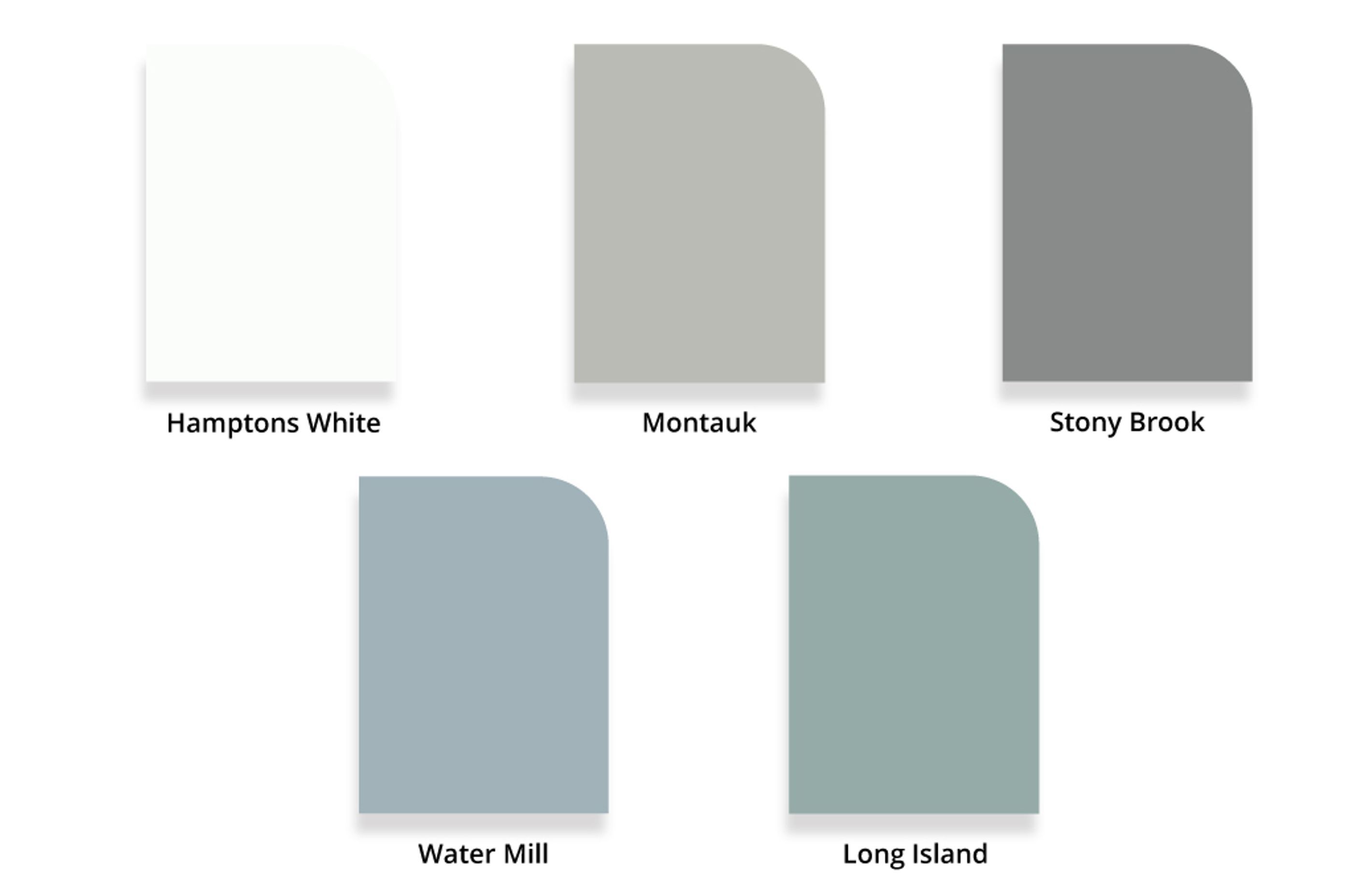 UniCote Hamptons colour scheme