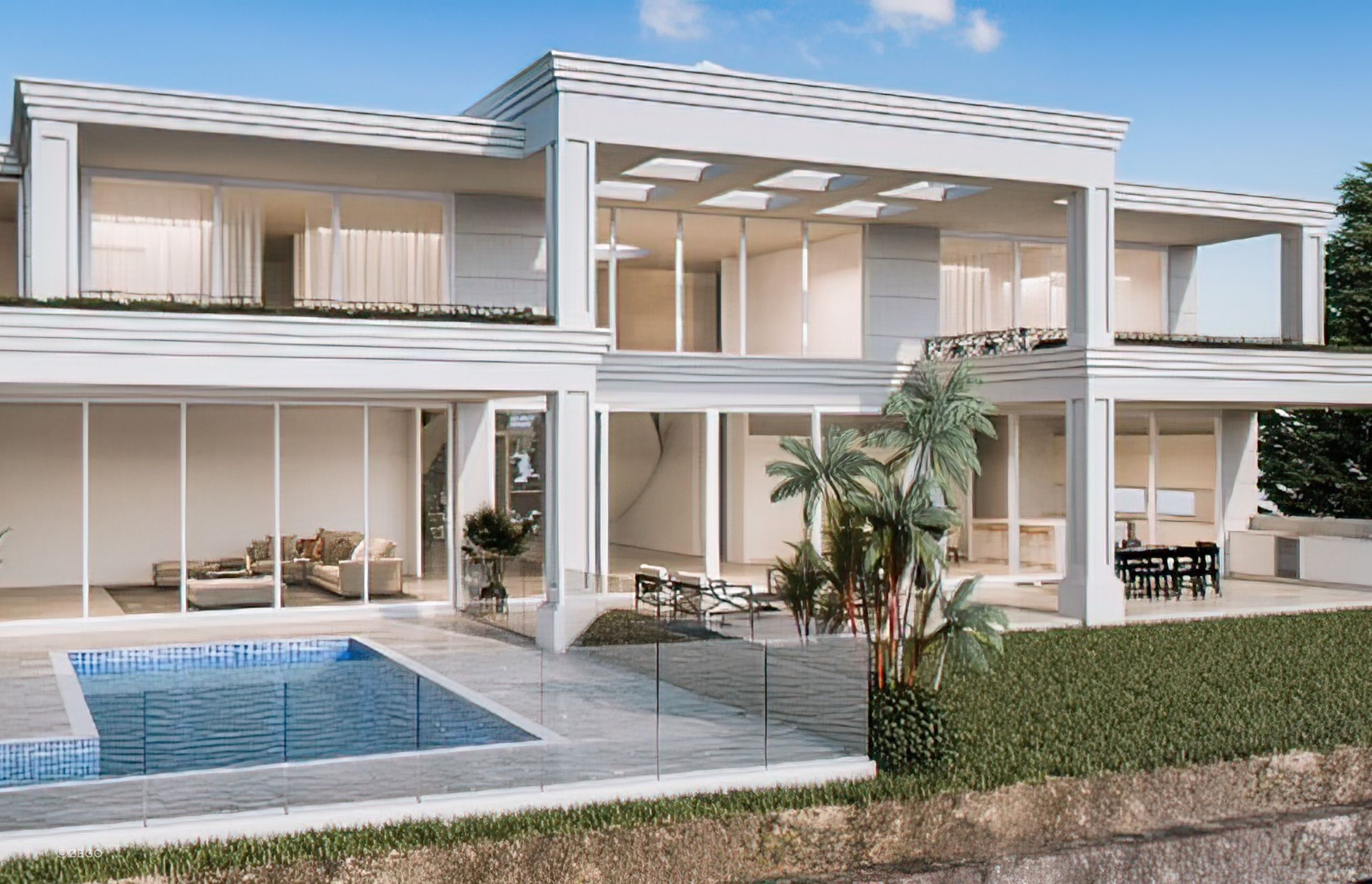 This luxurious home in Sylvania Waters was built in ZEGO Building Systems HomeFORM 250 Series for a highly insulated solid reinforced concrete structure.