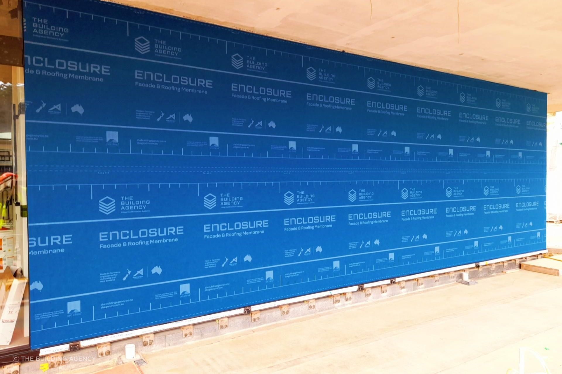 The Building Agency's ENCLOSURE Facade and Roofing Membrane.