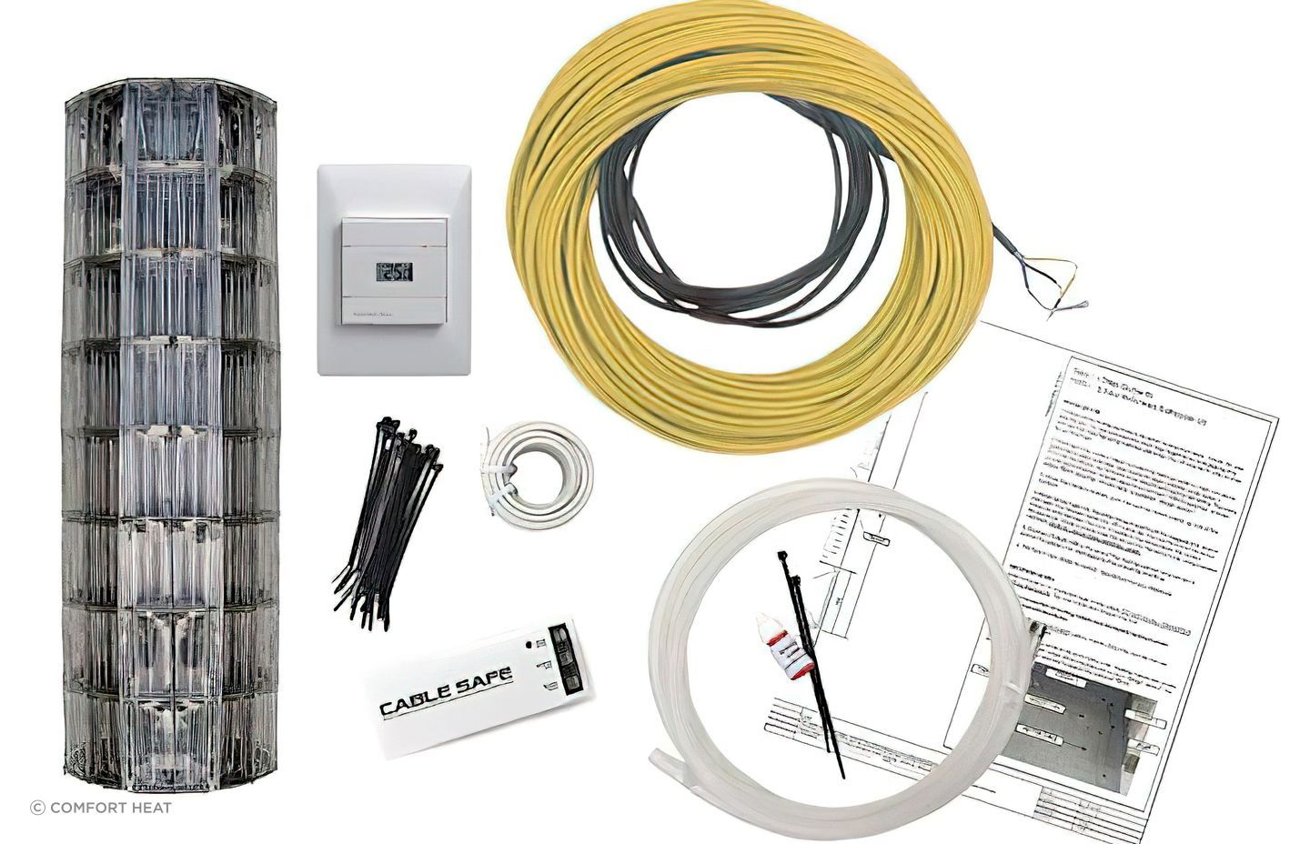 DIY electric underfloor heating kits by Comfort Heat