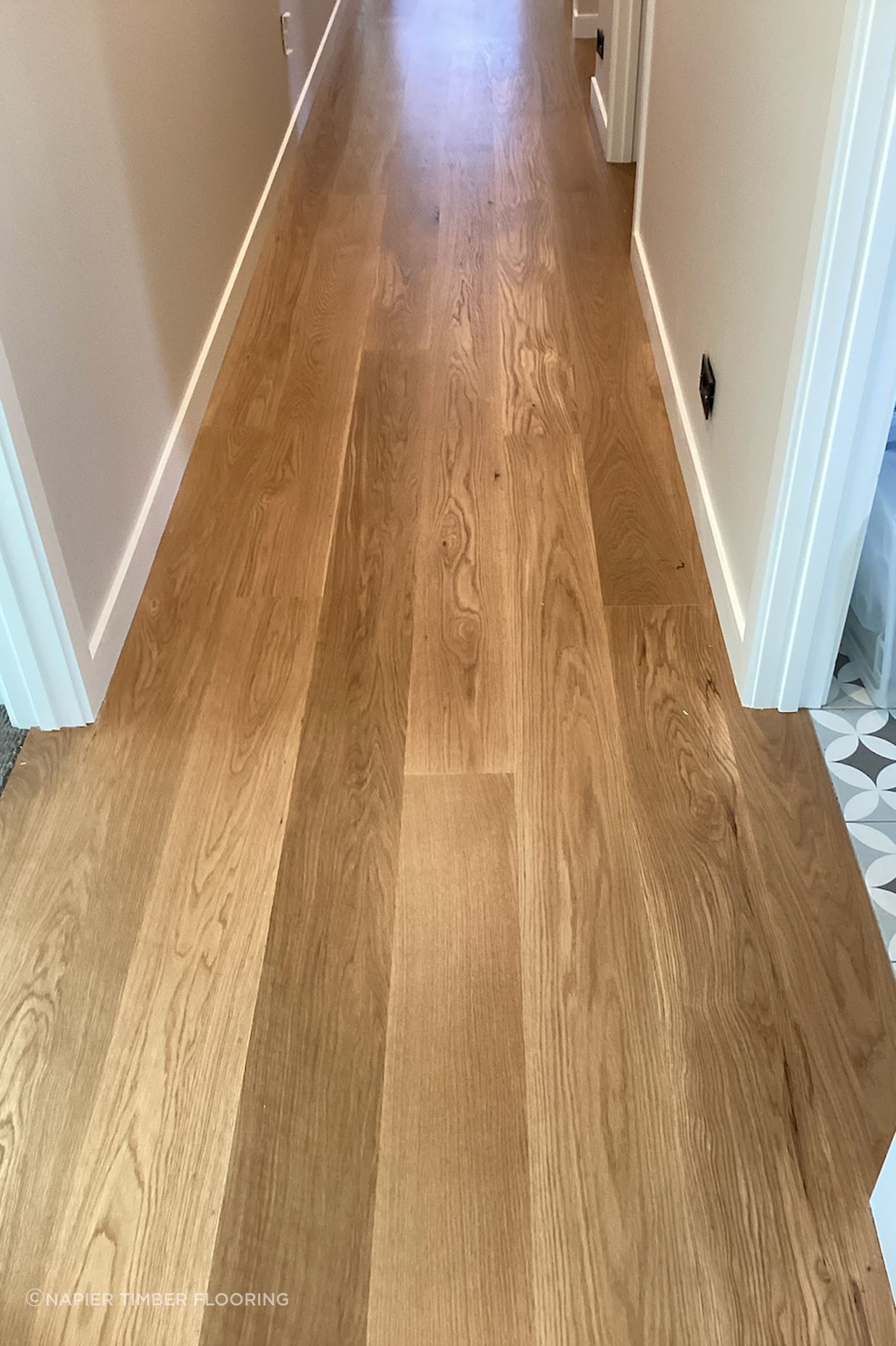 Polyurethane coatings are practical for prolonging the life of the timber surface in high-traffic areas.