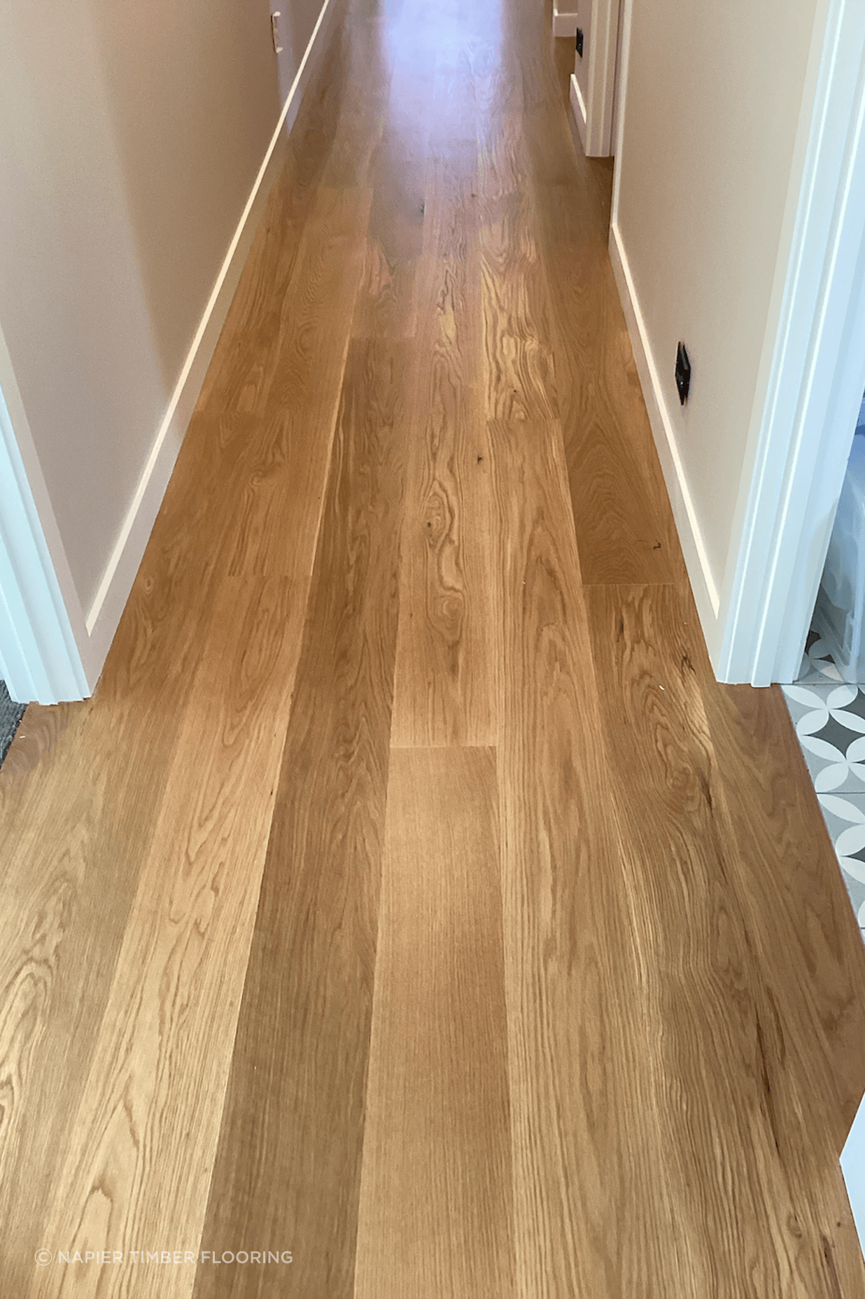 Polyurethane coatings are practical for prolonging the life of the timber surface in high-traffic areas.