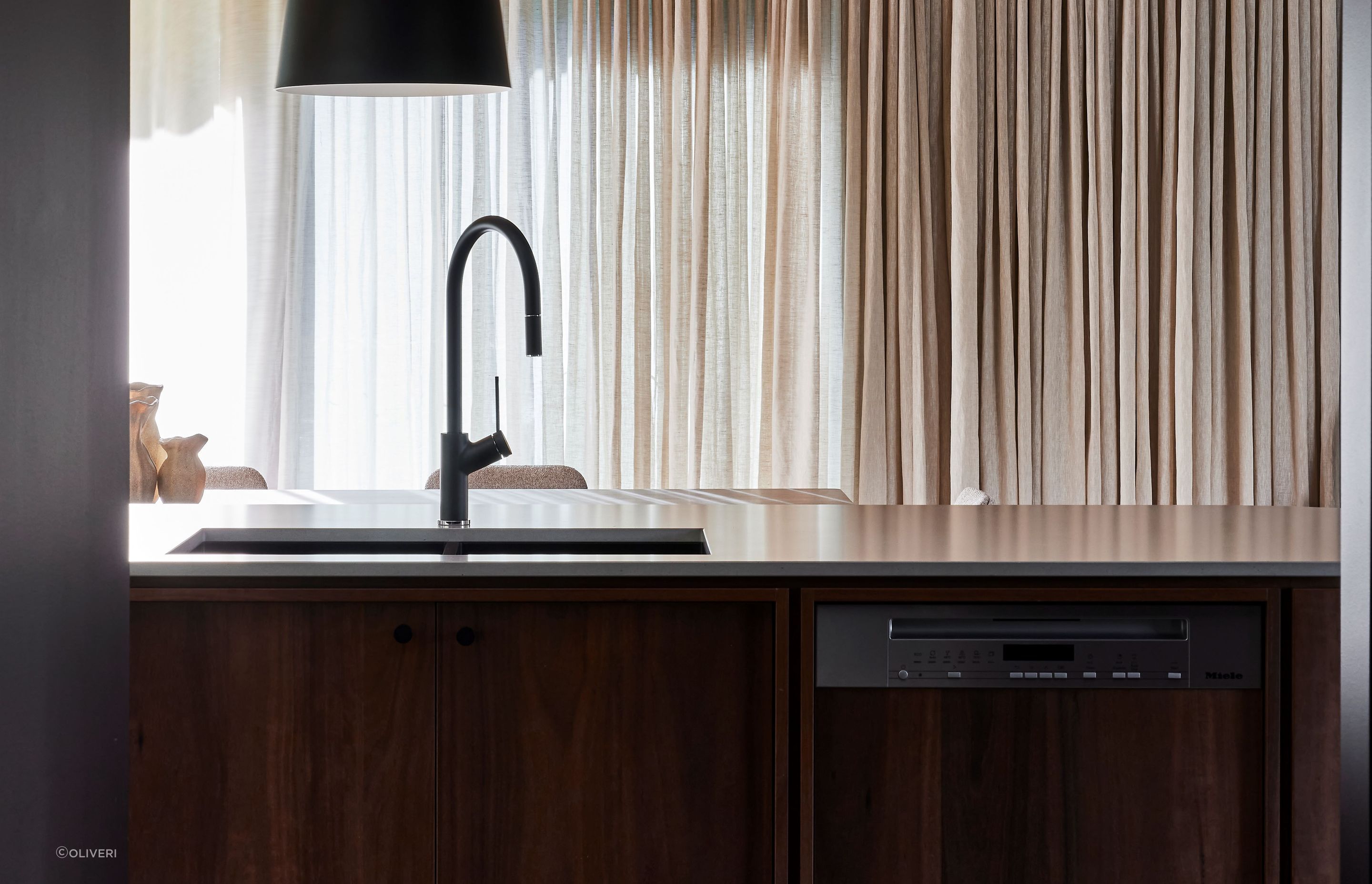 Oliveri's stainless steel sinks and tubs are locally manufactured.