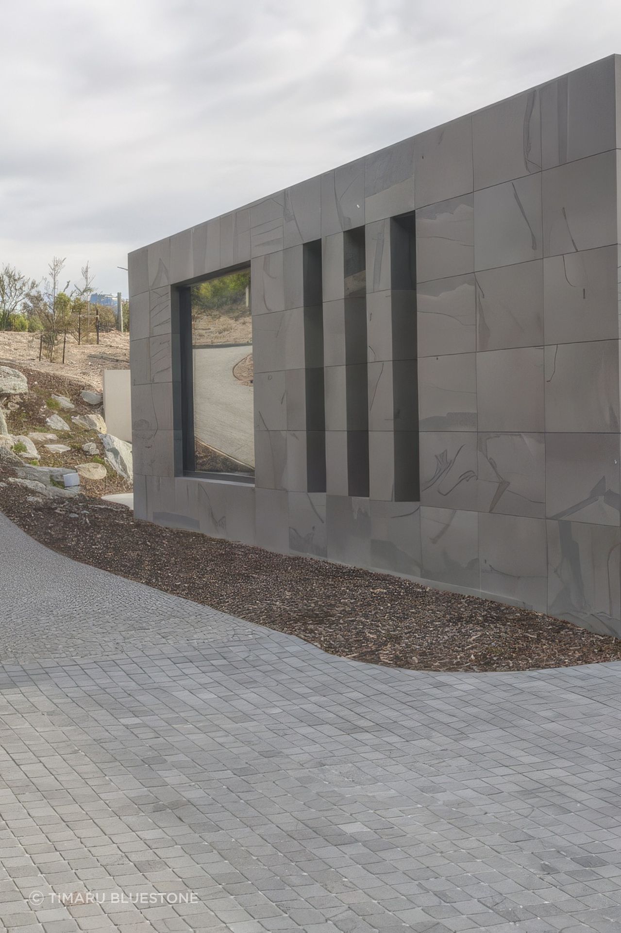 Bluestone cladding is a simple way to elevate your home's exterior.