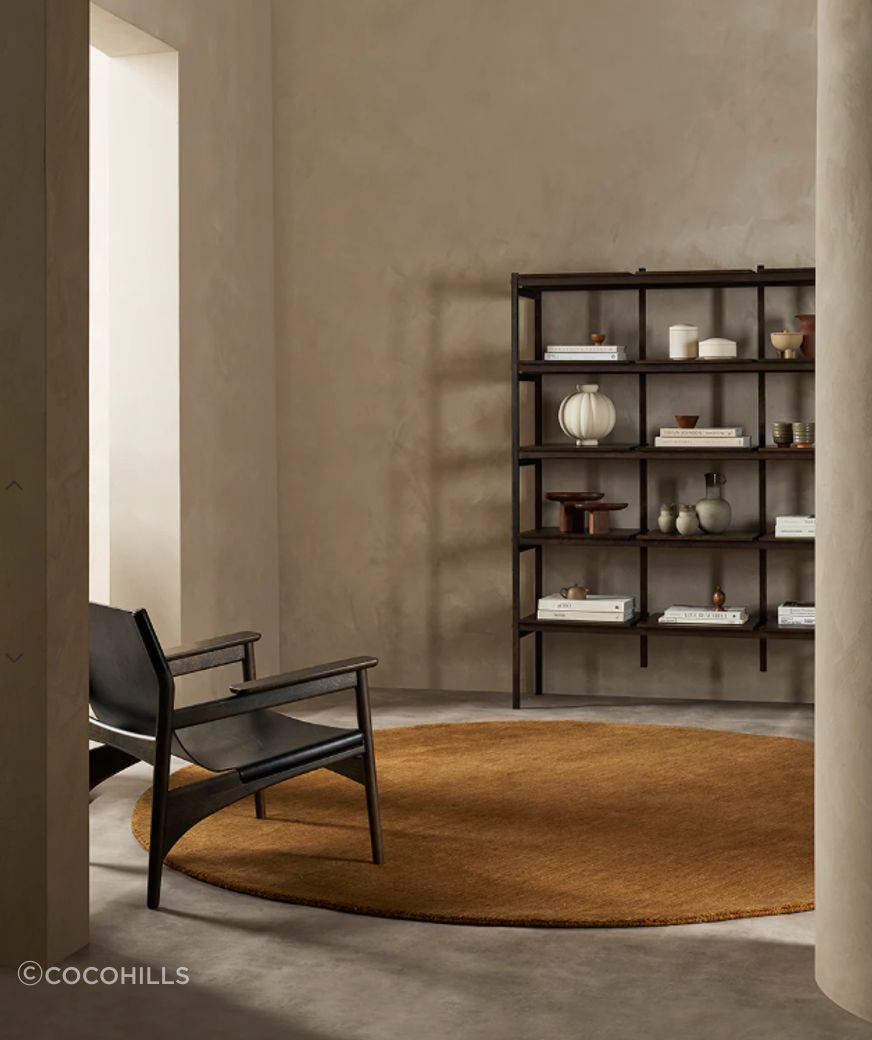 The Sandringham rug in 'Pecan' by Baya, available at Coco Hills.