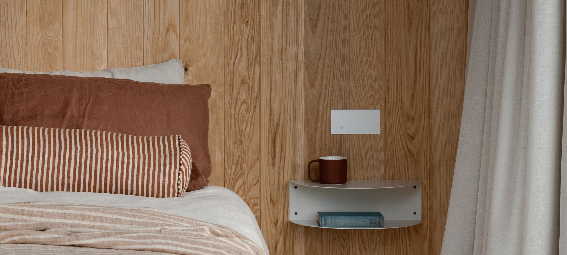 Image: Clipsal Solis T Series Flush Switch in White Ceramic.