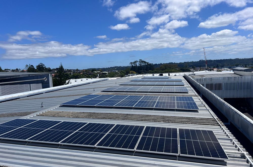 Solar panels significantly reduce operational costs.
