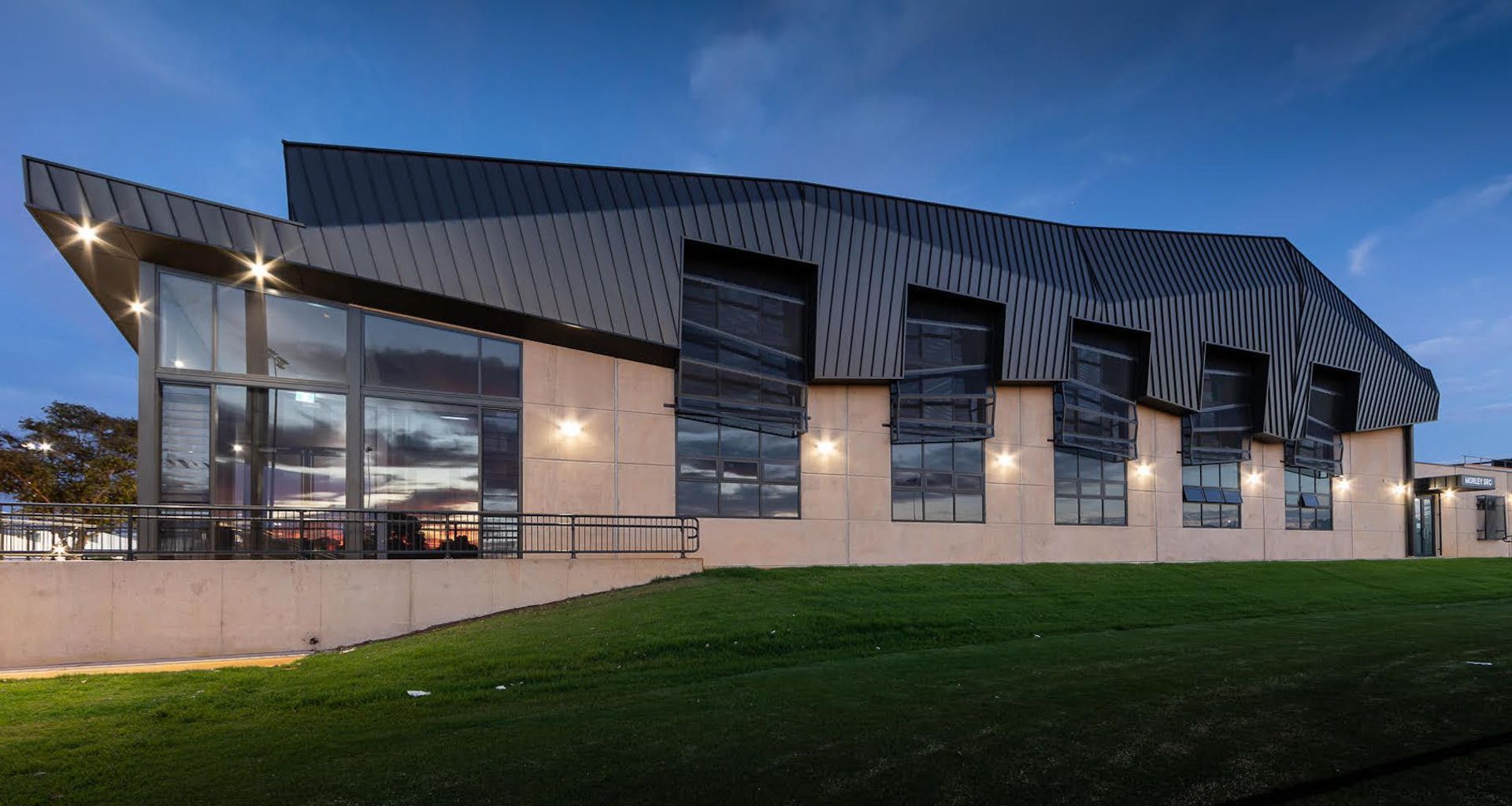 Morley Sports and Recreation Centre | Hodge Collard Preston Architects & Slavin Architects. | MAC Distinction® Installed by Steadfast Roofing