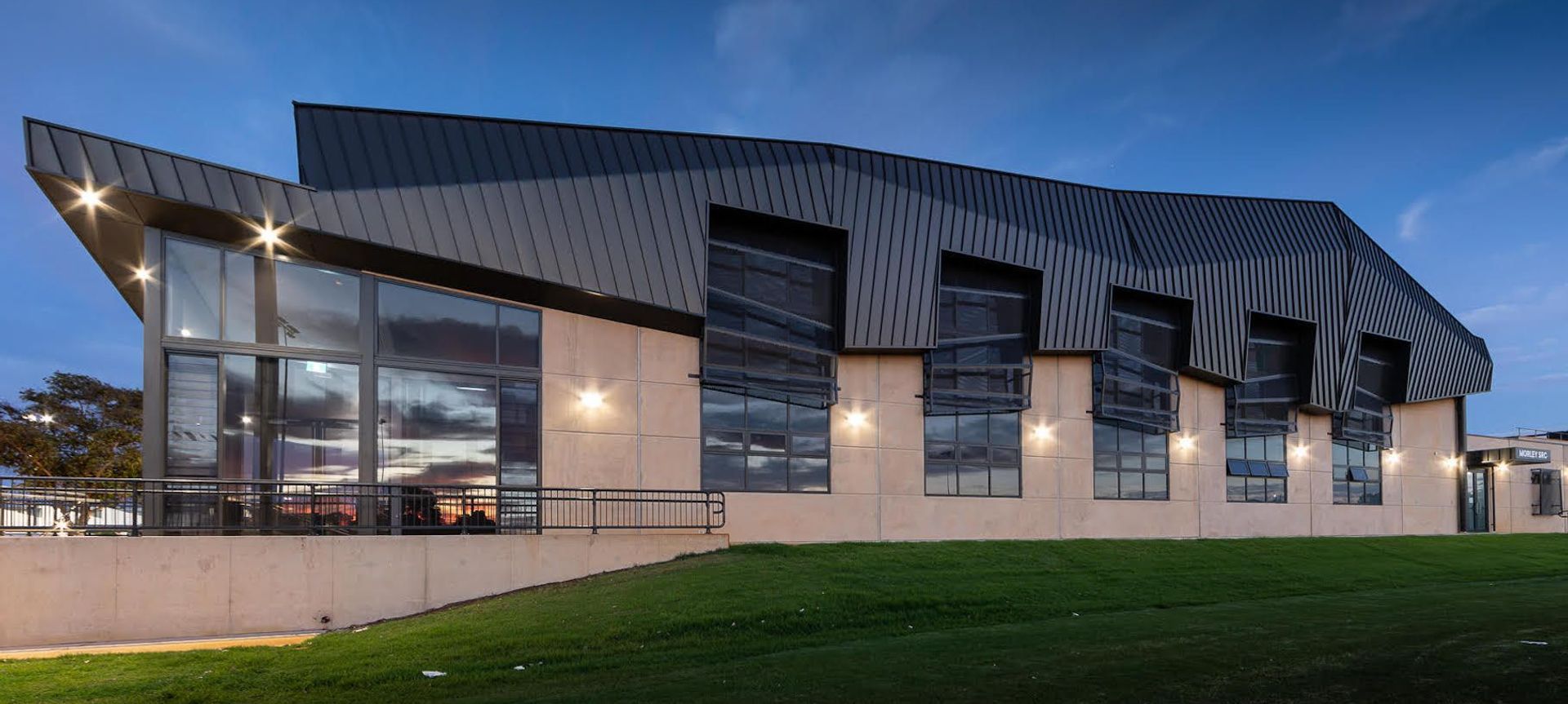 Morley Sports and Recreation Centre | Hodge Collard Preston Architects &amp; Slavin Architects. | MAC Distinction® Installed by Steadfast Roofing