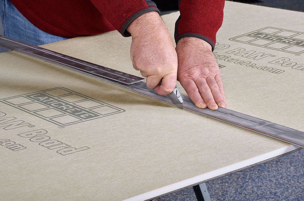 Hydro Ban boards have the ability to be cut and resized with a standard Stanley knife.
