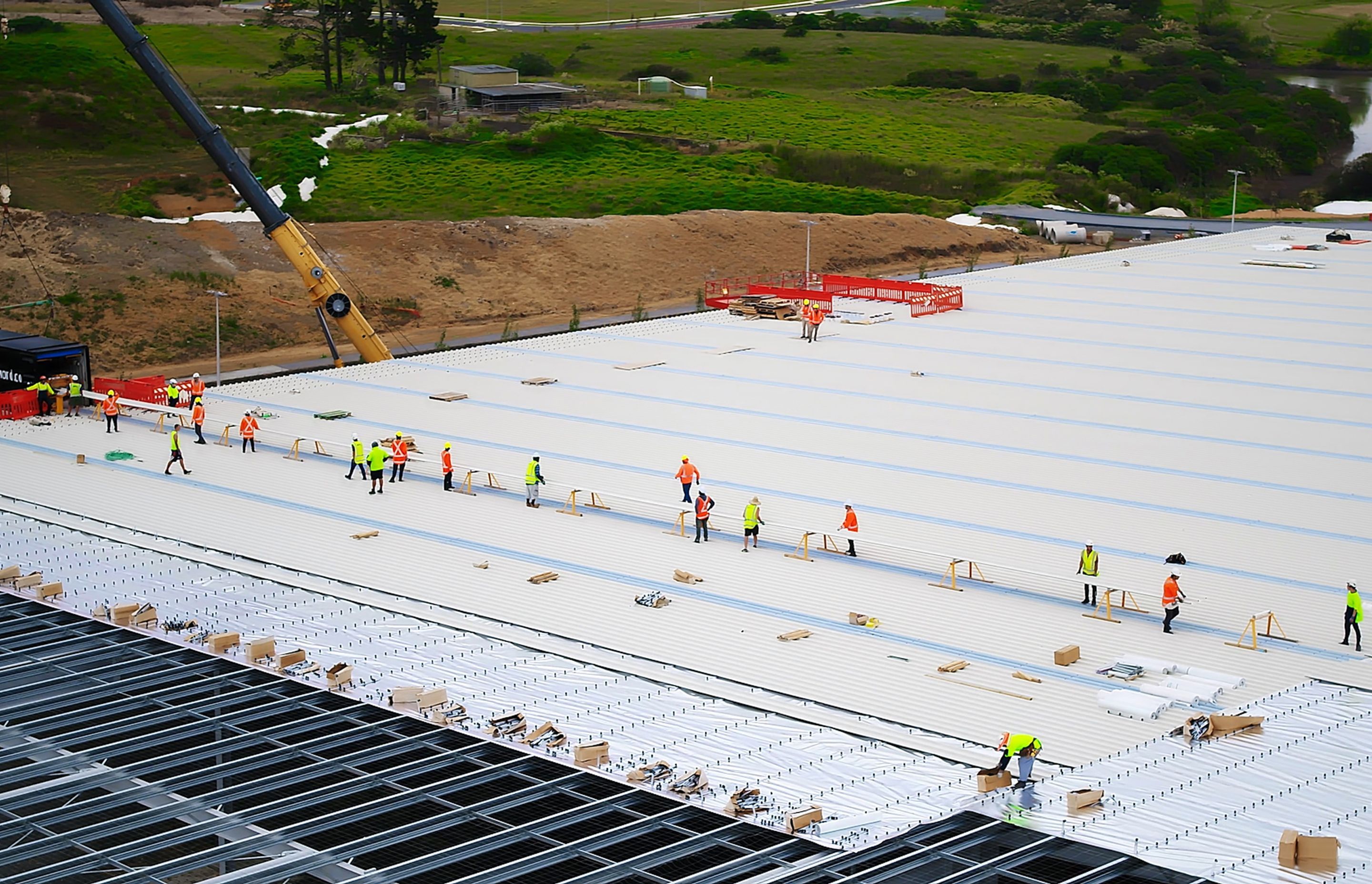 Roll to Roof: The future of large-scale industrial roof installations