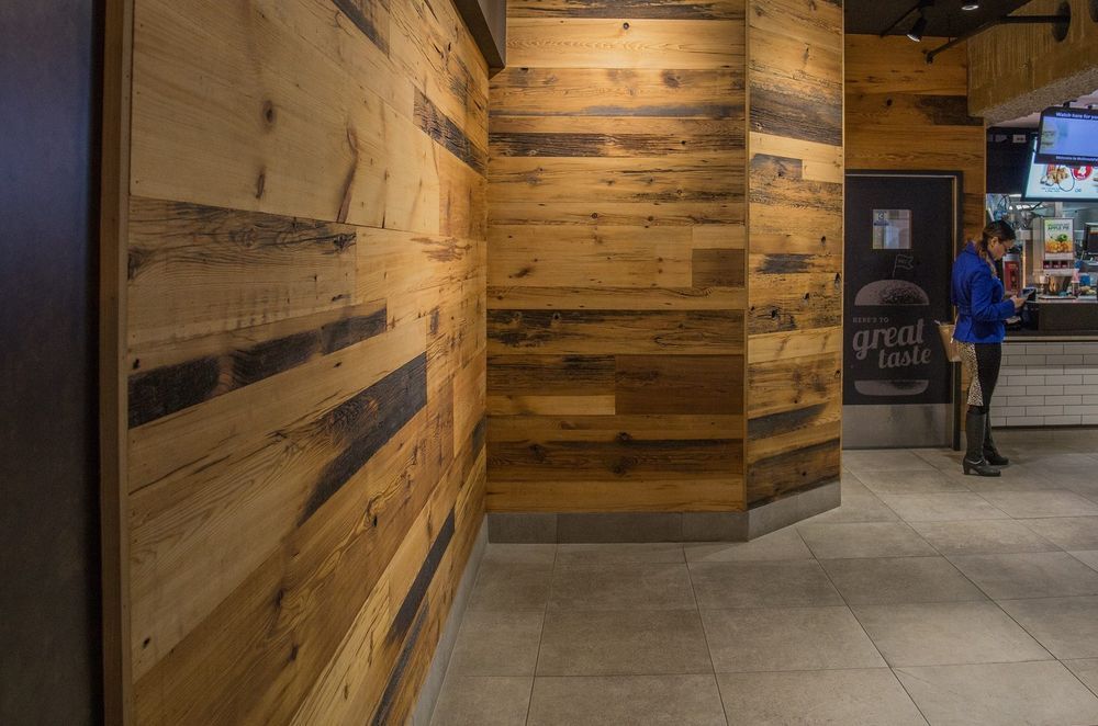 How do you finish corners with decorative wall cladding?
