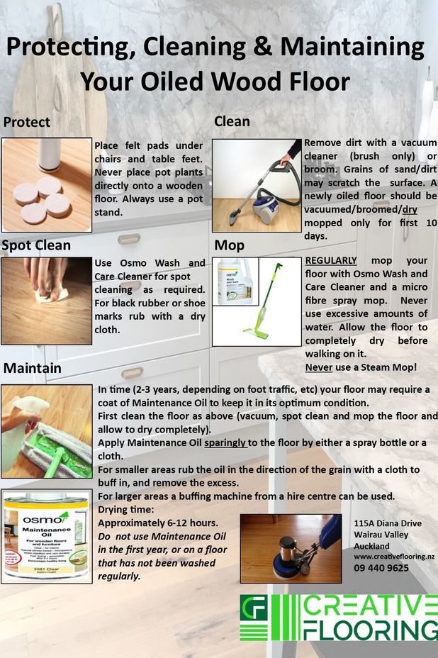 Oiled Wood Floor Maintenance