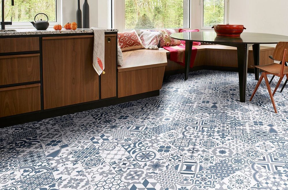 Vinyl can be printed with incredibly detailed patterns.