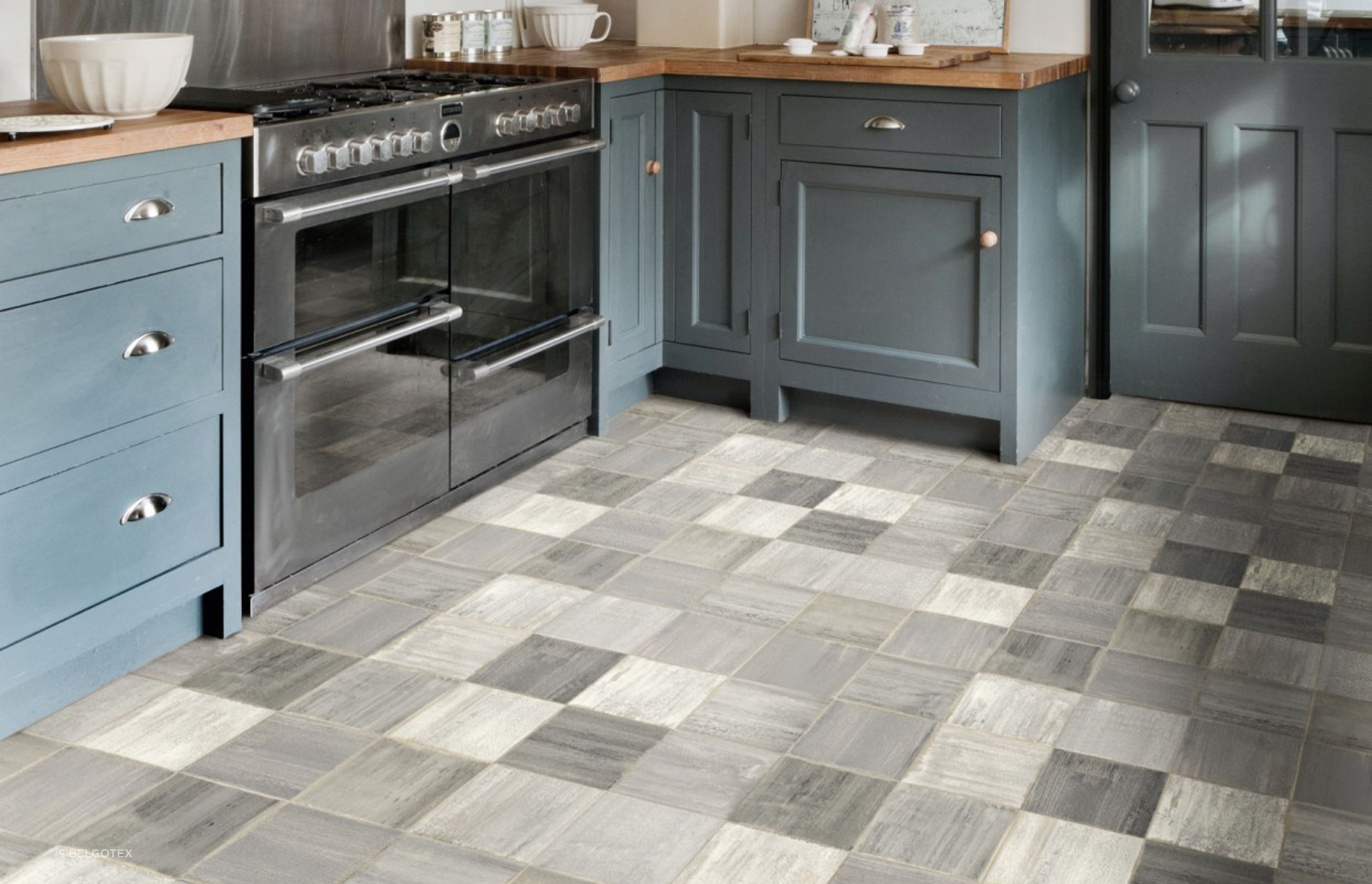 Vinyl flooring is soft and quiet underfoot.