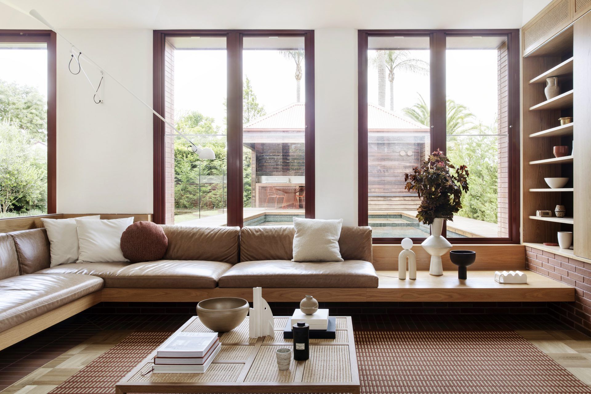 Cushions that complement their surroundings at Bona Vista - Photography: Chris Warnes