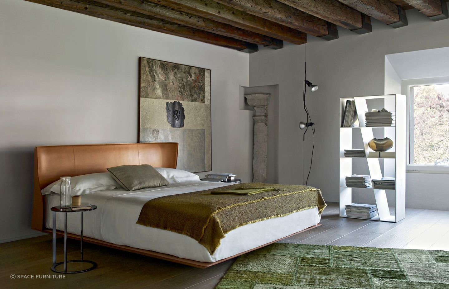 Simple by stylish bedding feature on the Alys Bed
