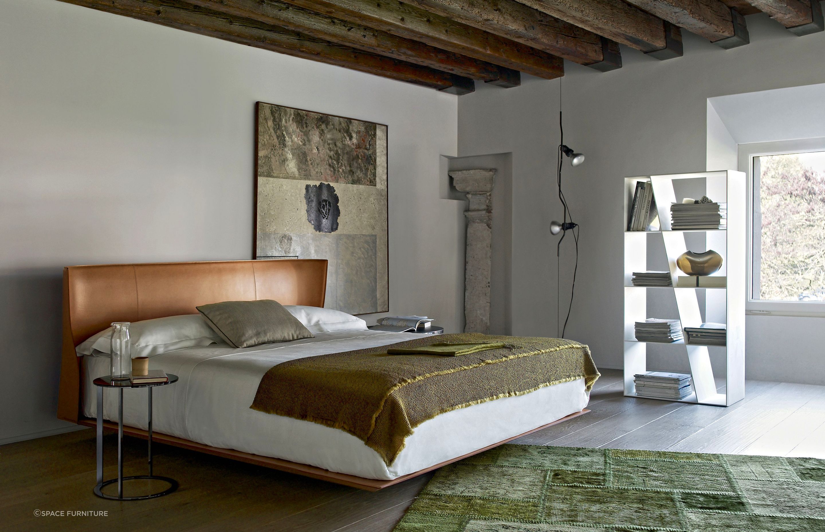 Simple by stylish bedding feature on the Alys Bed