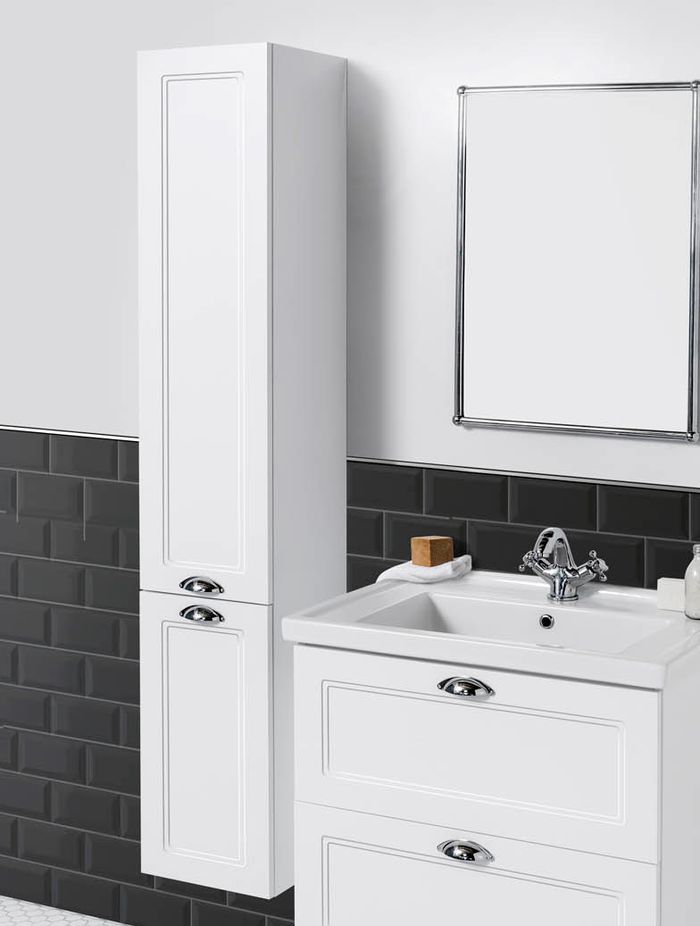 Bathroom Tall Cabinets can create the timeless interior you have always wanted. Image Credit: Bath Co