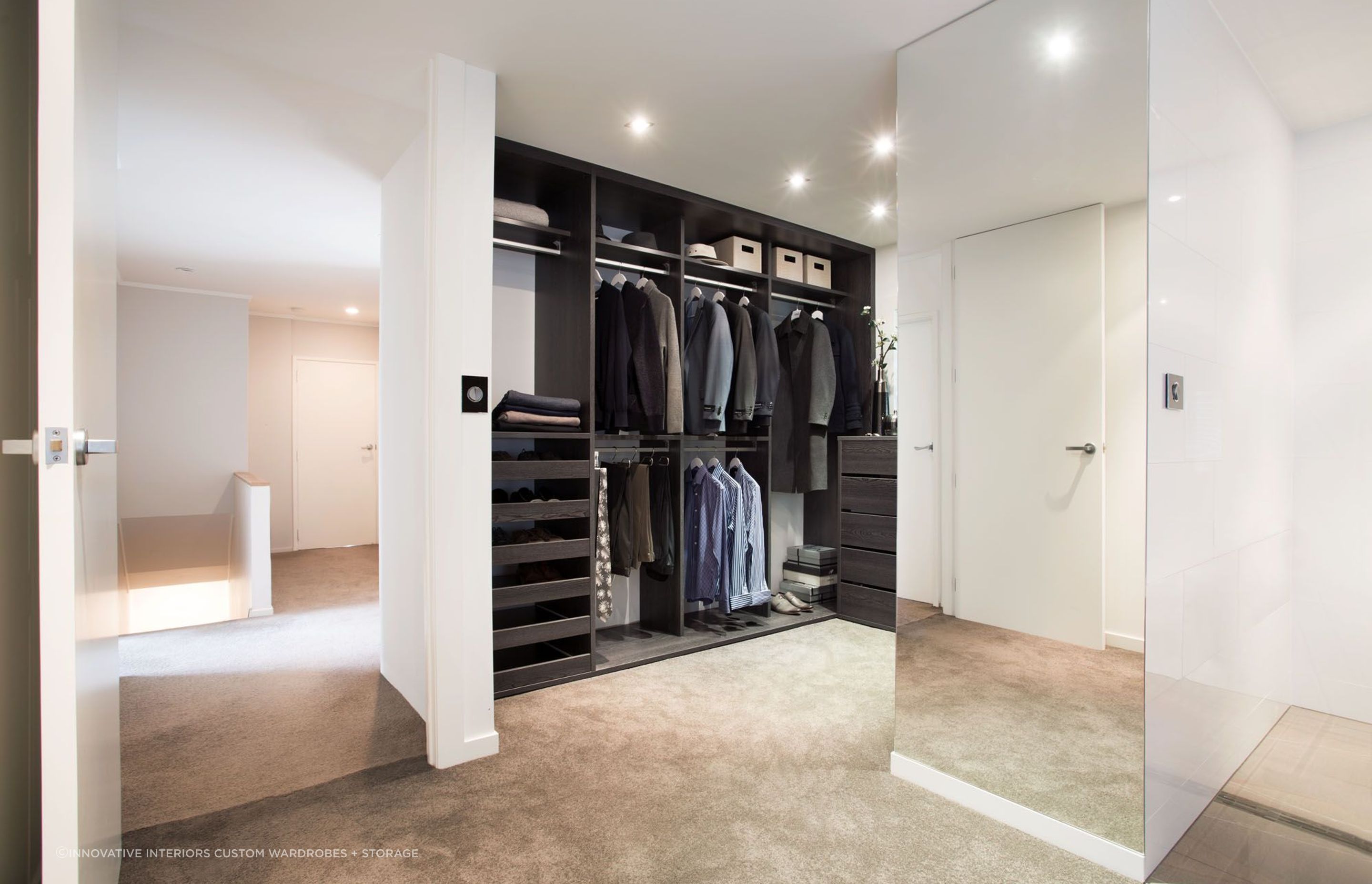 Custom Walk In Wardrobe Designs from Innovative Interiors