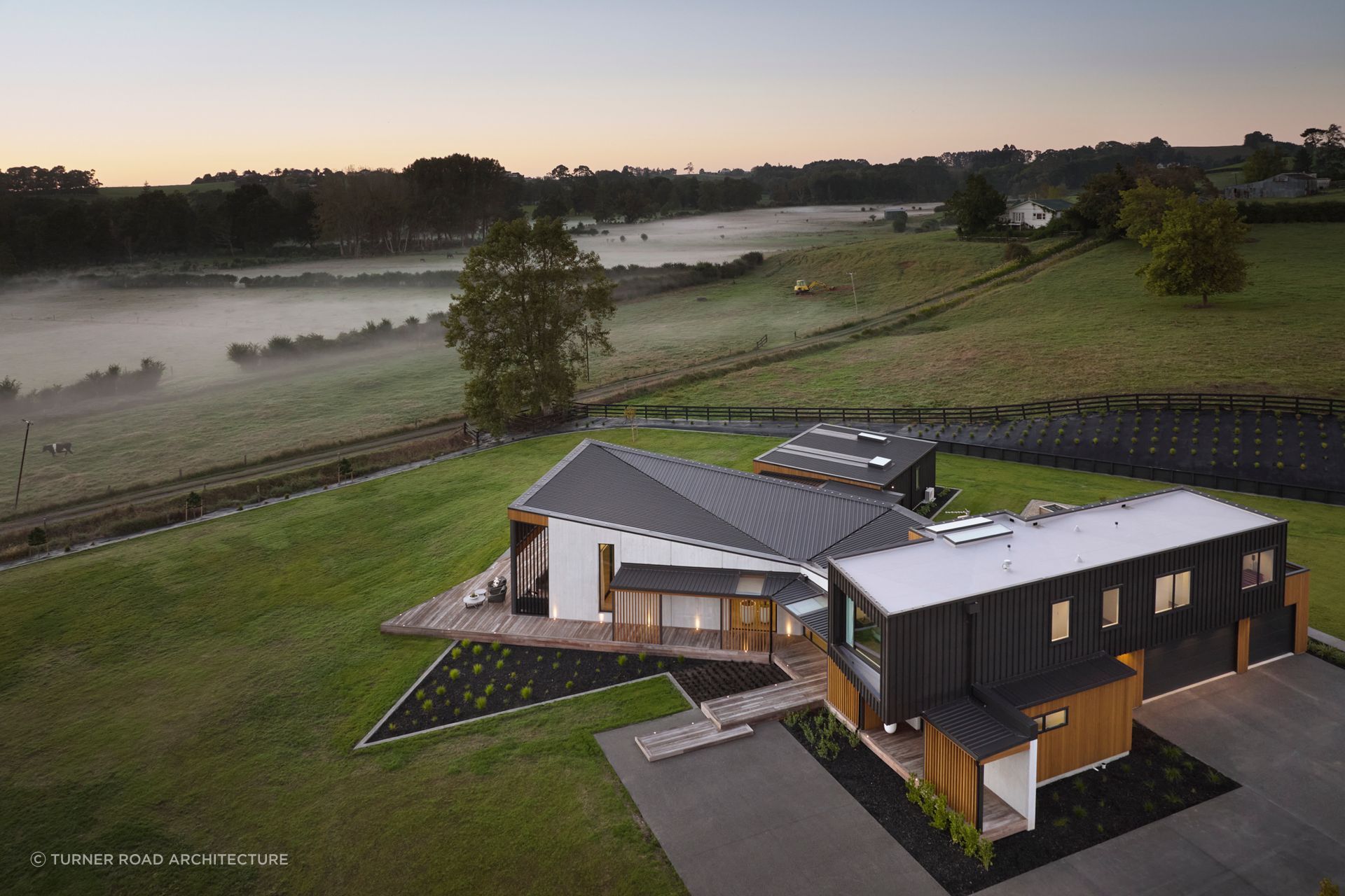Soaring Box House by Turner Road Architecture.