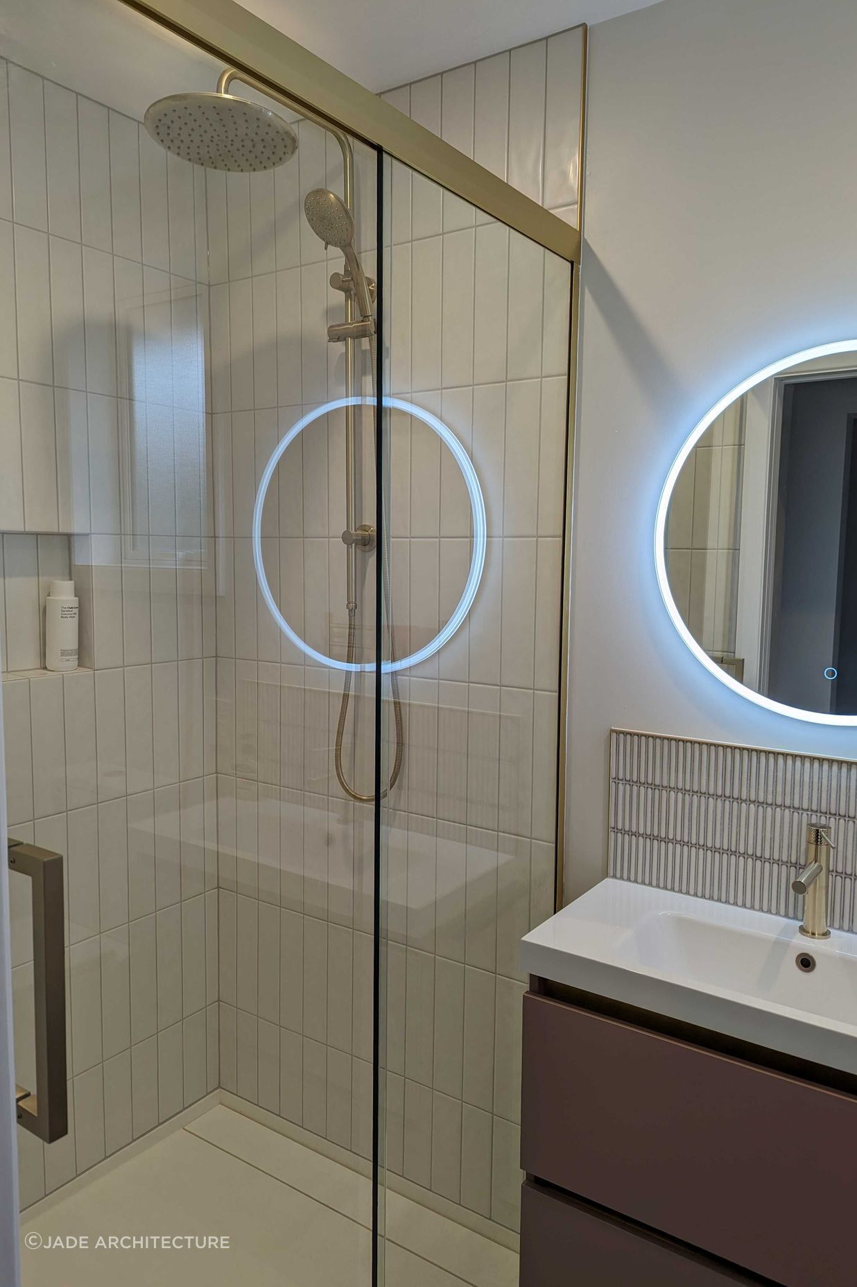 Bathrooms need to be uncluttered and easy to move about in. However, accessibility shouldn't mean less focus is placed on the look and feel of the space.