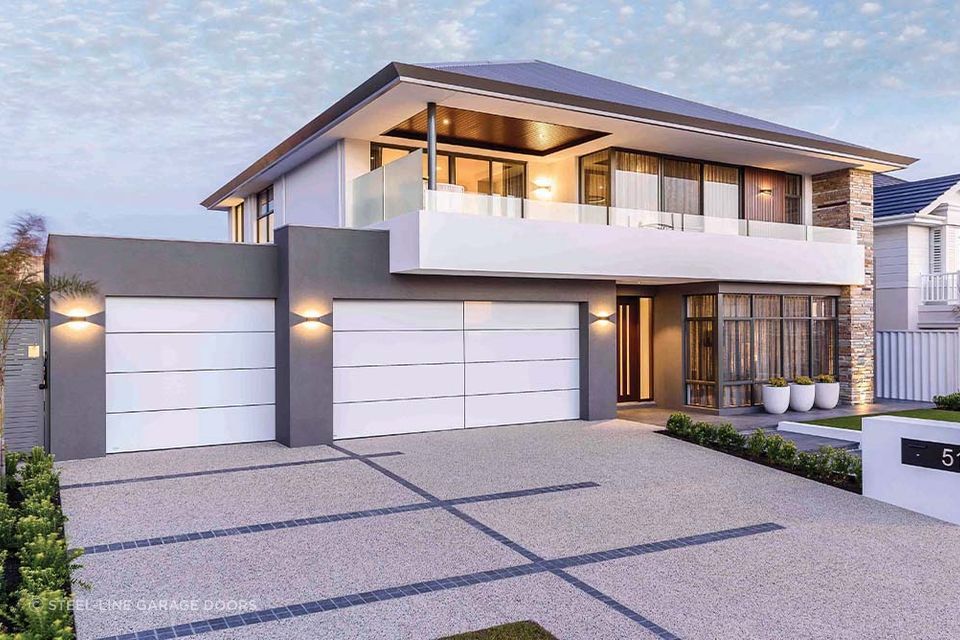 Aluminium Composite Garage Doors | Custom Collection Doors by Steel-Line Garage Doors