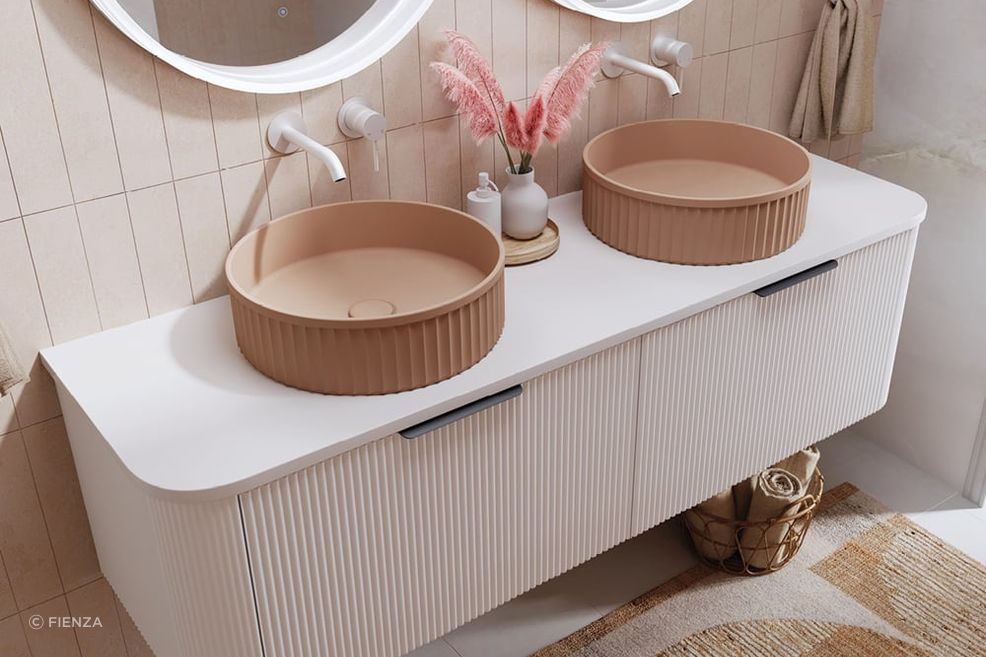 Minka Curved Wall Hung Vanities
By Fienza
