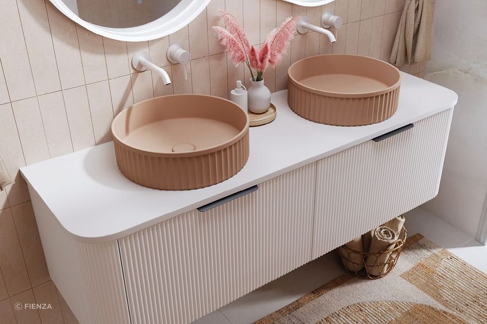 Minka Curved Wall Hung Vanities
By Fienza