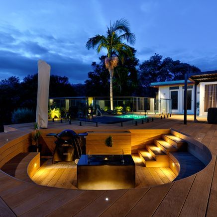 Entertain all night long with these outdoor lighting tips from the experts