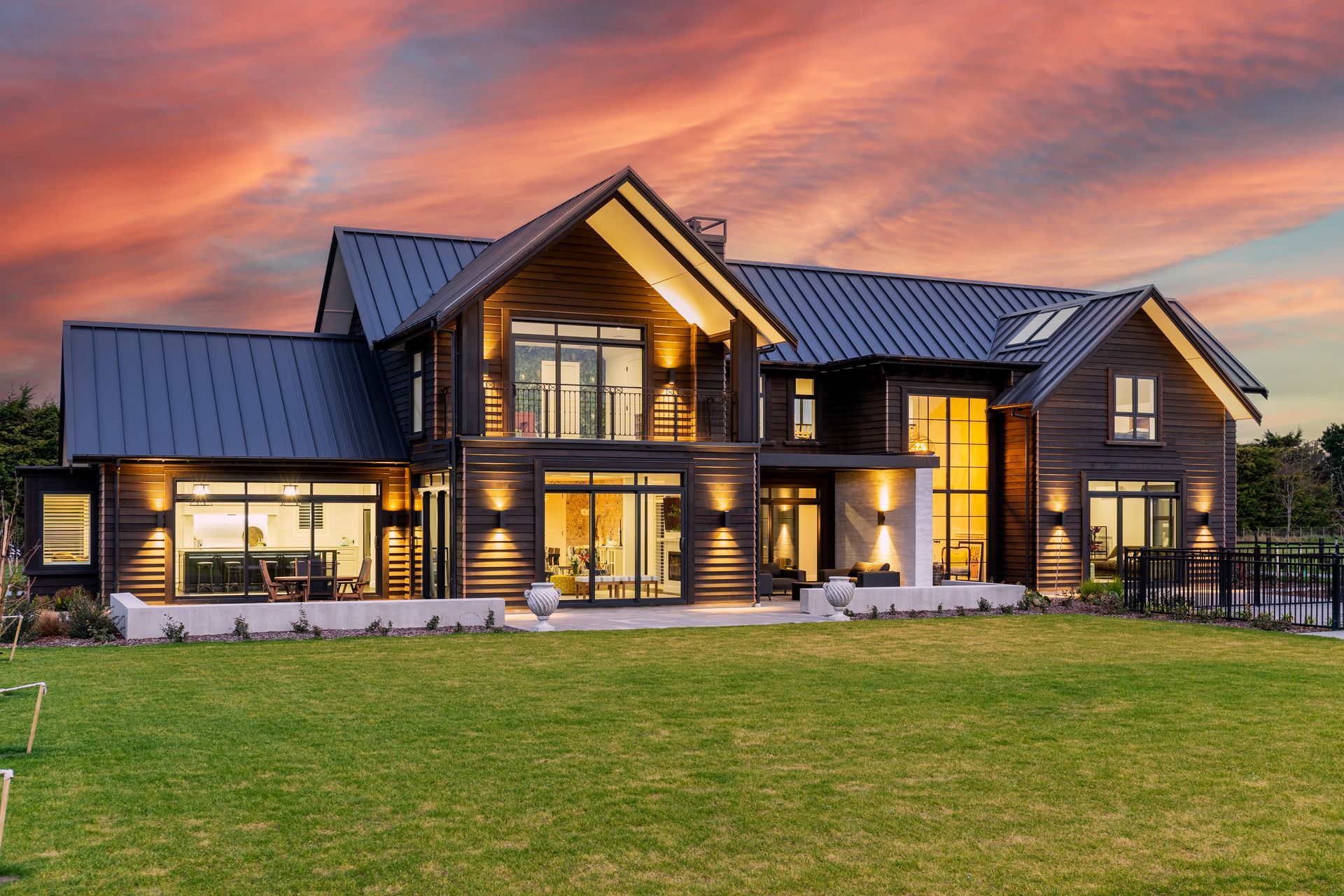 Prebbleton a large-scale traditional home executed with millimetre-perfect detail by Radius Building | Photo Credit: Andrew O'Sullivan