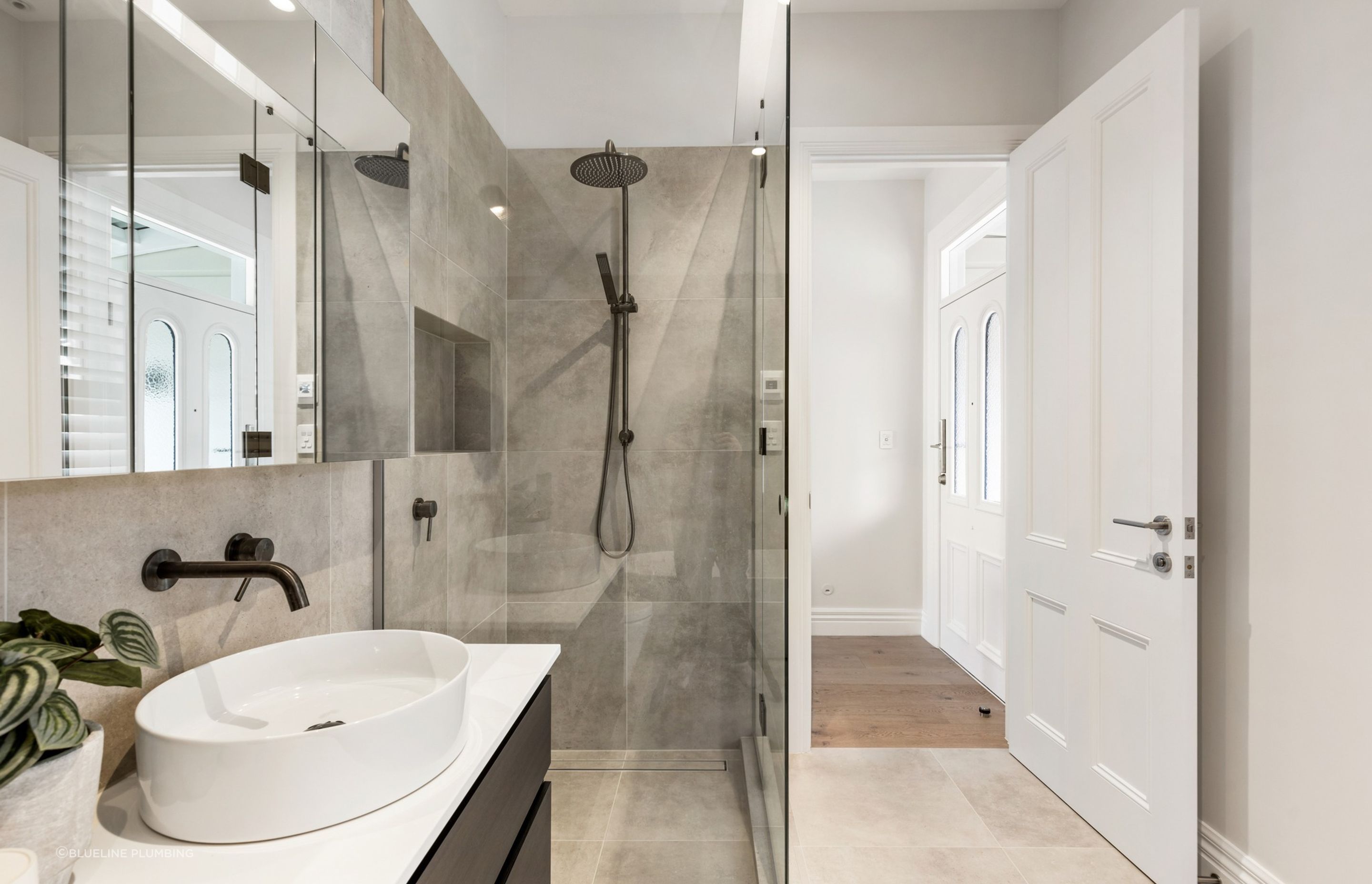 Planning to perfection to maximise space and style at this Smith Street renovation by Blueline Plumbing.