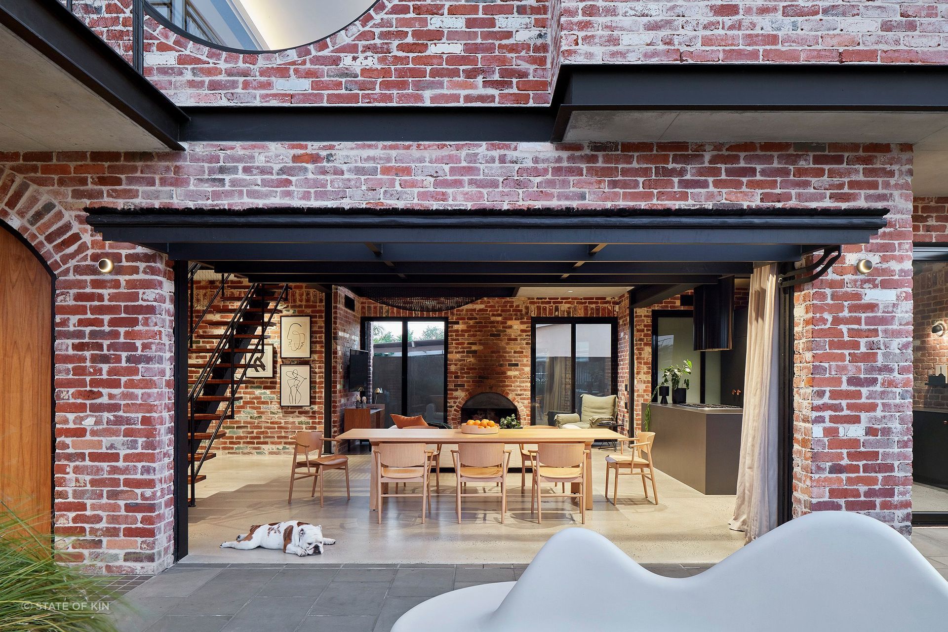 The enduring beauty and versatility of brick shine in this exquisite brick house, located  in Kalgoorlie.