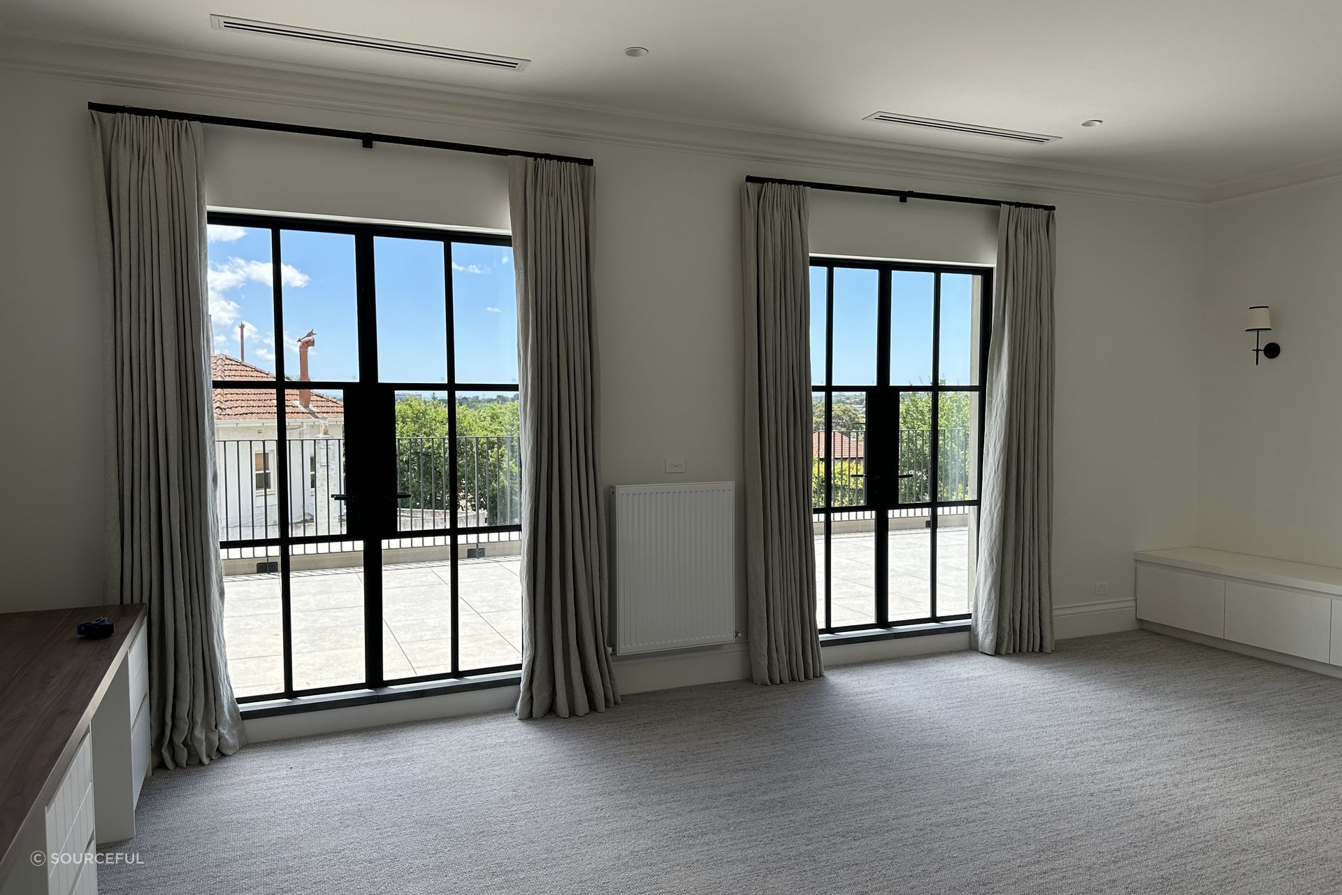 Linen Curtains and Automated Rods
By Sourceful