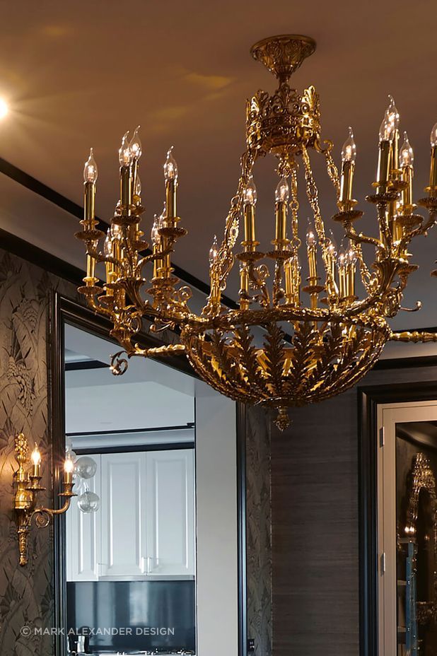 French Basket Chandelier by Mark Alexander Design