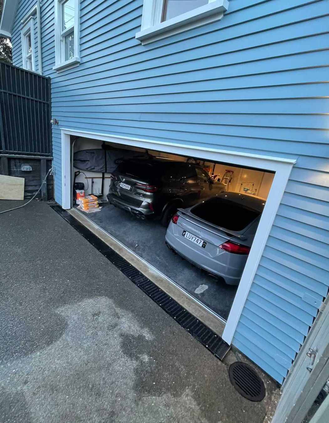 When installing a system for an existing house, the team need to design it around existing infrastructure.