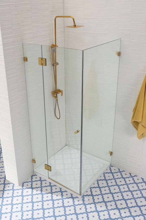 Covey Wall To Wall Frameless Hinge Door by Austpek