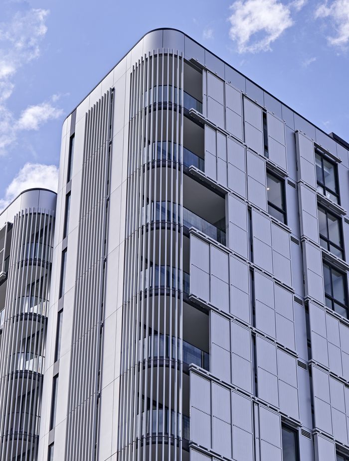 The panels typically come with a warranty of approximately 15 years, establishing this type of cladding as a durable, long-term solution. Featured product: Vitradual - Aluminium Cassette Cladding.